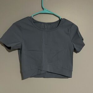 Crossover Cropped Active Top